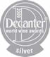 Decanter Silver Medal Award