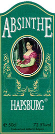 Hapsburg Absinthe label